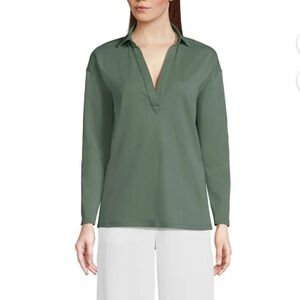 Lands End 100% Cotton Long Sleeve